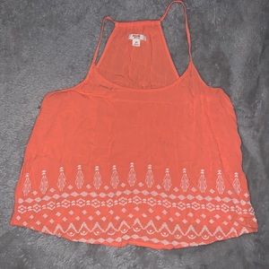 Coral Halter Top